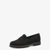 Tamaris Babouche En Cuir - Noir | Chaussures Basses Et Pantoufles