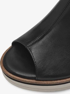 Tamaris Mule En Cuir - Noir | Mules