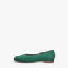 Tamaris Ballerine En Cuir - Vert | Ballerines