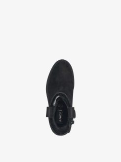 Tamaris Bottine En Cuir - Doublure Chaude Noire | Bottines