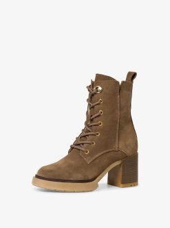 Tamaris Bottine En Cuir - Marron | Bottines