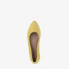 Tamaris Ballerine En Cuir - Jaune | Ballerines