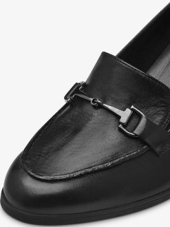 Tamaris Trotteur En Cuir - Noir | Chaussures Basses Et Pantoufles