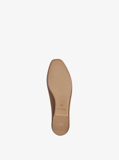 Tamaris Ballerine En Cuir - Marron | Ballerines