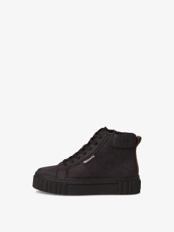 Tamaris Bottine En Cuir - Noir | Bottines