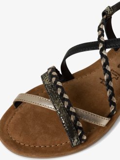 Tamaris Sandale En Cuir - Noir | Des Sandales