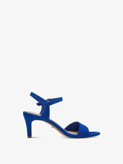 Tamaris Sandale A Talon - Bleu | Des Sandales