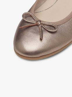 Tamaris Ballerine En Cuir - Metallise | Ballerines