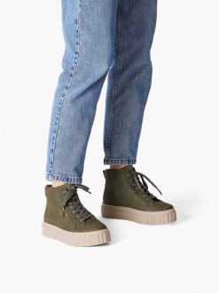 Tamaris Bottine En Cuir - Vert | Bottines