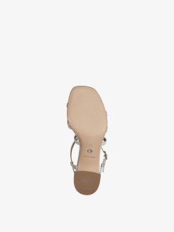 Tamaris Sandale A Talon - Beige | Des Sandales