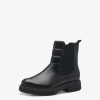 Tamaris Bottine Chelsea En Cuir - Noir | Bottines