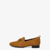 Tamaris Babouche En Cuir - Marron | Chaussures Basses Et Pantoufles