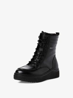 Tamaris Bottine En Cuir - Noir | Bottines