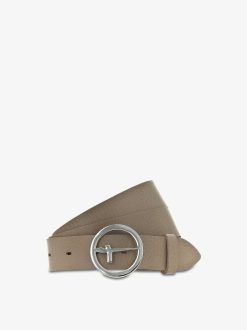 Tamaris Ceinture En Cuir - Beige | Ceintures