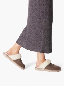 Tamaris Chaussons En Cuir - Beige | Mules