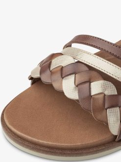 Tamaris Sandale A Talon - Marron | Des Sandales