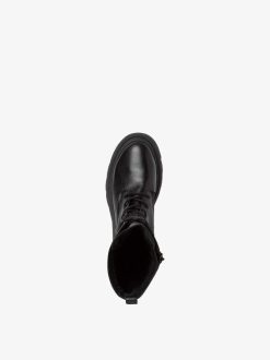 Tamaris Bottine En Cuir - Noir | Bottines