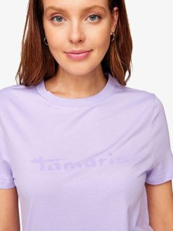 Tamaris T-Shirt - Violet | Chemises Et Hauts