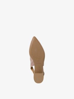 Tamaris Escarpins A Bride En Cuir - Beige | Pompes