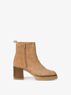 Tamaris Bottine En Cuir - Marron | Bottines