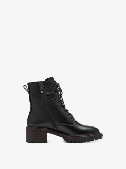 Tamaris Bottine En Cuir - Noir | Bottines