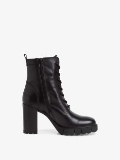 Tamaris Bottine En Cuir - Noir | Bottines