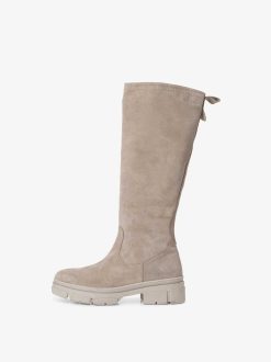 Tamaris Bottes En Cuir - Marron | Bottes