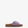 Tamaris Mule En Cuir - Violet | Mules