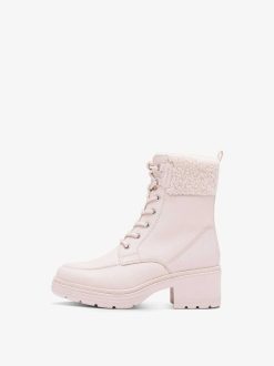 Tamaris Bottine En Cuir - Doublure Chaude Beige | Bottines