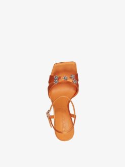 Tamaris Sandale A Talon - Orange | Des Sandales