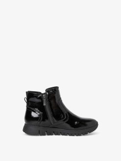 Tamaris Bottine En Cuir - Noir | Bottines