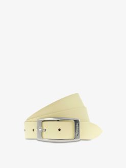 Tamaris Ceinture En Cuir - Jaune | Ceintures