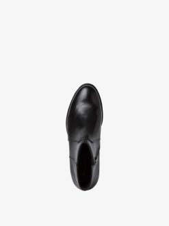 Tamaris Bottine En Cuir - Noir | Bottines