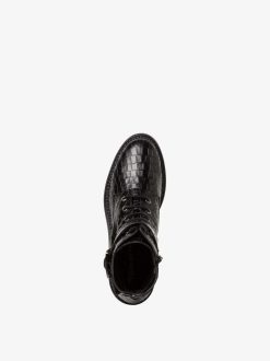 Tamaris Bottine En Cuir - Noir | Bottines