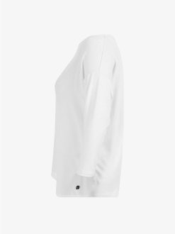 Tamaris Chemise A Manches Longues - Blanc | Chemises Et Hauts