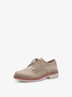 Tamaris Chaussures Basses En Cuir - Marron | Chaussures Basses Et Pantoufles