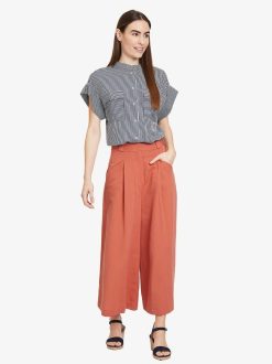 Tamaris Pantalon Jupe-Culotte - Marron | Pantalons Et Jeans