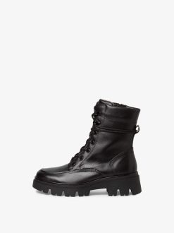 Tamaris Bottine En Cuir - Noir | Bottines