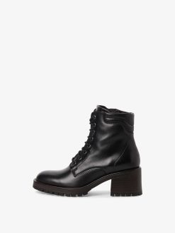 Tamaris Bottine En Cuir - Noir | Bottines