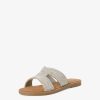 Tamaris Mule En Cuir - Argent | Mules