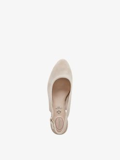 Tamaris Escarpins A Bride En Cuir - Beige | Pompes