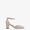 Tamaris Escarpins En Cuir - Beige | Pompes