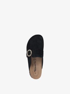 Tamaris Mule En Cuir - Noir | Mules