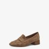 Tamaris Trotteur En Cuir - Marron | Chaussures Basses Et Pantoufles