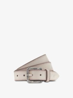 Tamaris Ceinture En Cuir - Beige | Ceintures