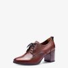 Tamaris Trotteur En Cuir - Marron | Chaussures Basses Et Pantoufles