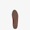 Tamaris Ballerine En Cuir - Rouge | Ballerines