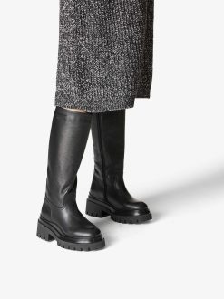 Tamaris Bottes En Cuir - Noir | Bottes