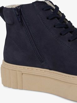 Tamaris Bottine En Cuir - Bleu | Bottines