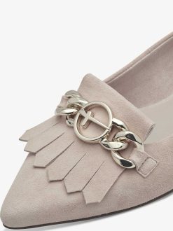 Tamaris Ballerine En Cuir - Beige | Ballerines